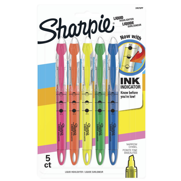 Yellow Sharpie Accent Pen-Style Highlighter Chisel Tip 2-Count 