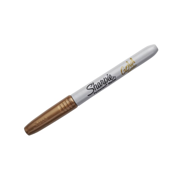 Sharpie Permanent Marker Fine Point 1.0mm Metallic Gold