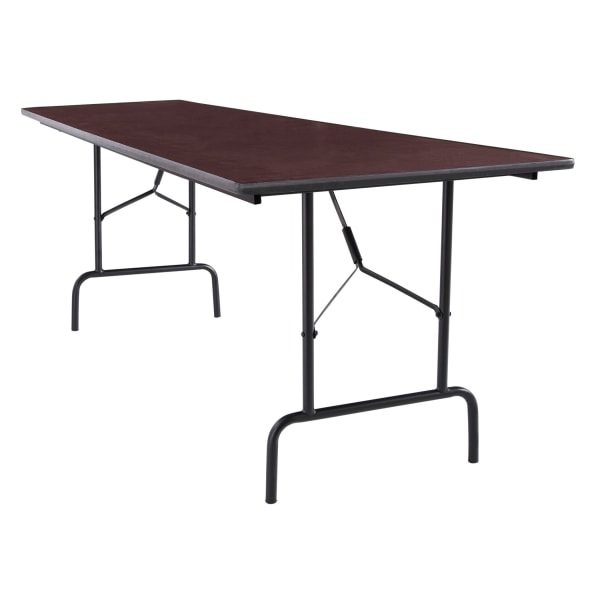 Realspace Molded Plastic Top Folding Card Table Black - Office Depot