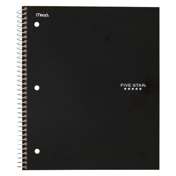 Five Star Spiral Notebook 1 Subject College Ruled Review