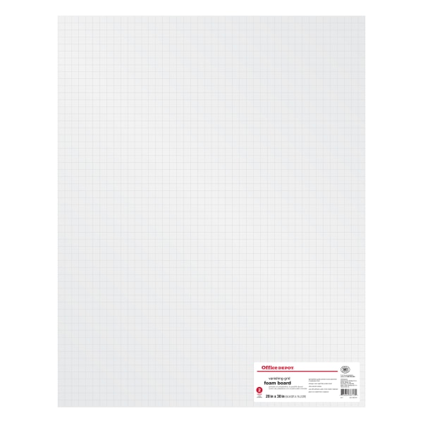 Office Depot&reg; Brand Foam Board With Grid 356707