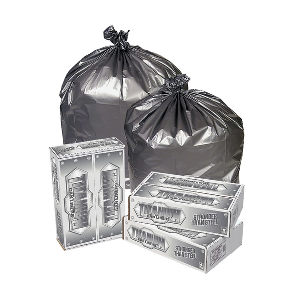 Linear Low-Density Can Liners, 60 gal, 1.7 mil, 39