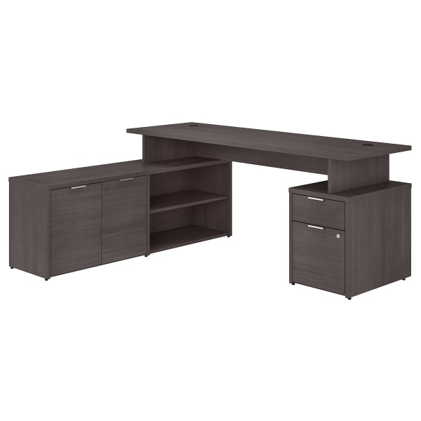 Bush Business Furniture Jamestown L-Shaped Desk With Drawers 363934