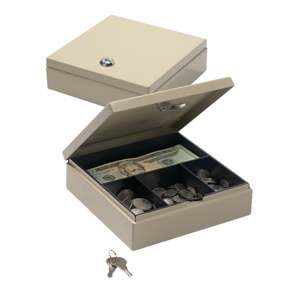Office Depot&reg; Brand Small Locking Cash Box 366651