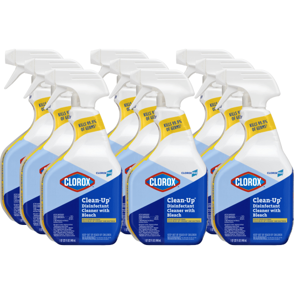 Clorox Clean-Up 32 oz. Original Scent All-Purpose Cleaner with Bleach Spray Bottle and 128 oz. Refill Bundle