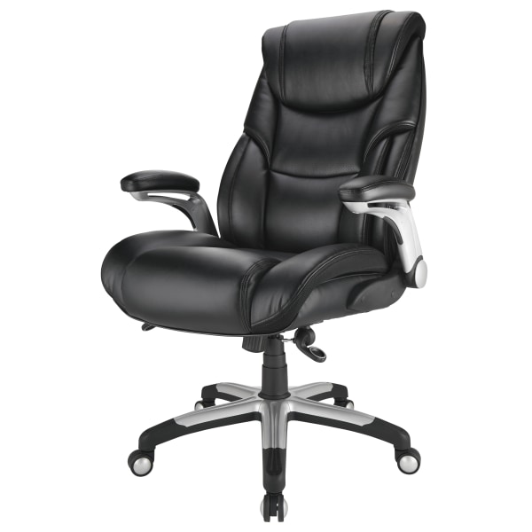 Realspace® Torval Big & Tall Bonded Leather HighBack Computer Chair
