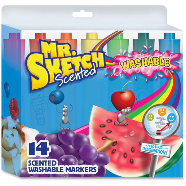 Mr. Sketch® Scented Markers, Assorted Colors, Set Of 8 - Zerbee