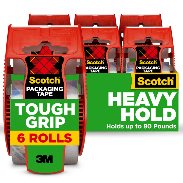 Scotch Tough 1.5 In. x 5 Yd. Transparent Duct Tape, Clear - Foley