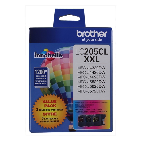 LC2053PKS Innobella Super High-Yield Ink, 1,200 Page-Yield, Cyan/Magenta/Yellow
