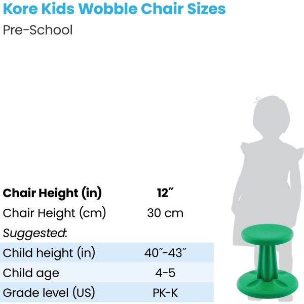 Active Kids Chair Wobble Chair Pre-School - Elementary School - Age