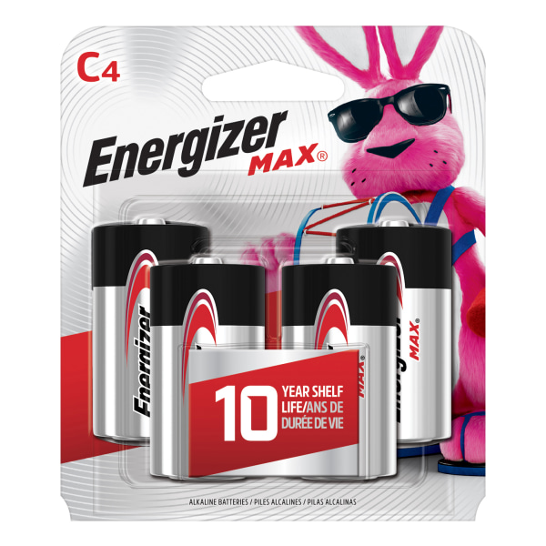 Energizer&reg; Max&reg; C Alkaline Batteries EVEE93BP4