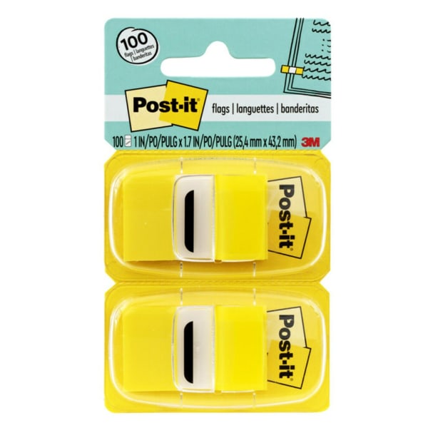 Post it Notes Mini Flags With Dispenser 20 Flags Per Pad Pack Of 5