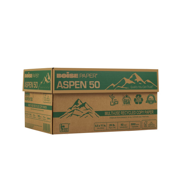 Boise ASPEN 100 Multi Use Printer Copier Paper Letter Size 8 12 x