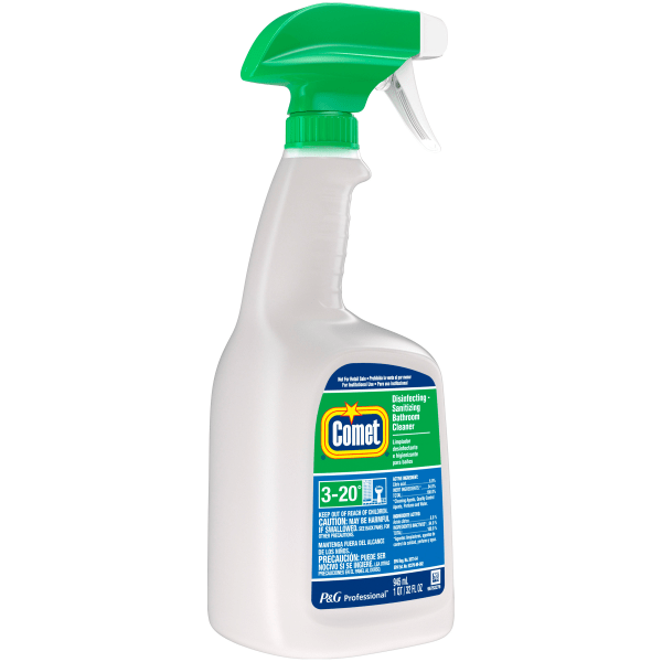 Comet Disinfecting-Sanitizing Bathroom Cleaner 32 oz. Trigger Bottle 8/Carton