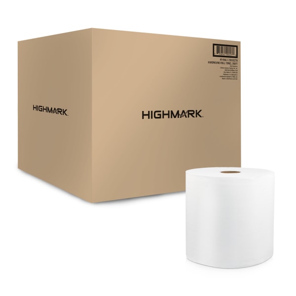 Highmark&reg; Hardwound 1-Ply Paper Towels 411866