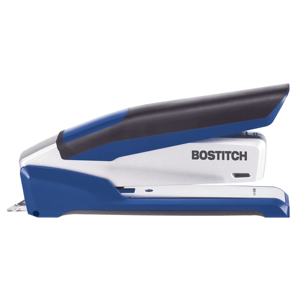 InPower Spring-Powered Desktop Stapler, 20-Sheet Capacity, Blue