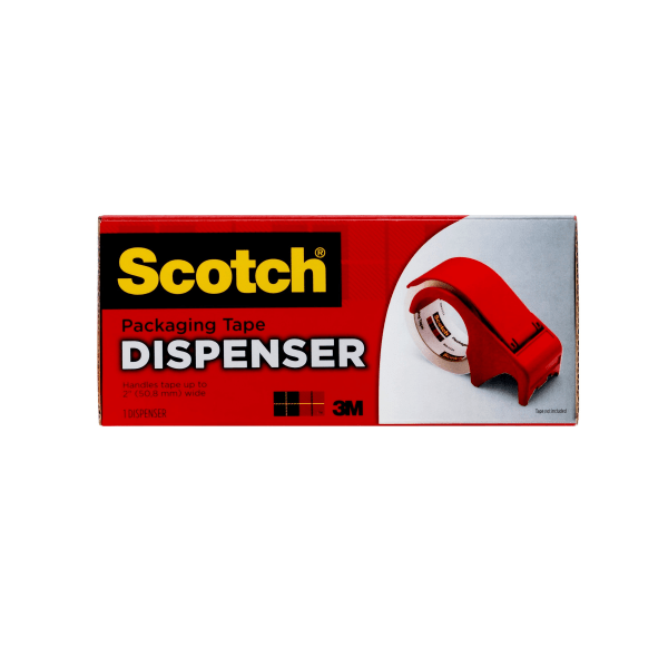 Scotch&reg; Packaging Tape Hand Dispenser MMMDP300RD