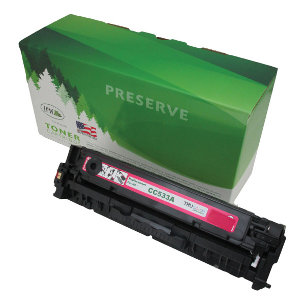 Remanufactured Magenta Toner, Replacement for 304A (CC533A), 2,800 Page-Yield Remanufactured Magenta Toner, Replacement for 304A (CC533A), 2,800 Page-Yield