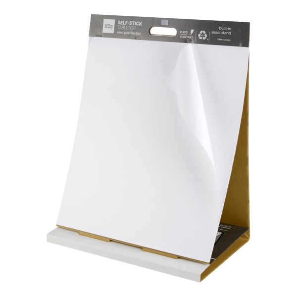 Standard Easel Pads, 34 x 27, 30% Recycled, White, Pack Of 2