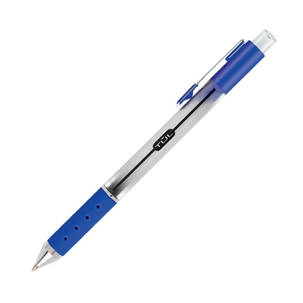 TUL Fine Writing Solid Metal Barrel Retractable Gel Pen with 2