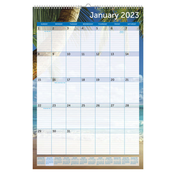 Office Depot® Brand Monthly Wall Calendar - Zerbee