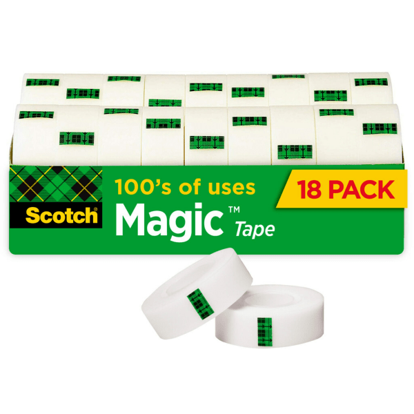 SCOTCH® MAGIC™ TAPE, 1 X 1,296, 6 BOX/PACK - Multi access office
