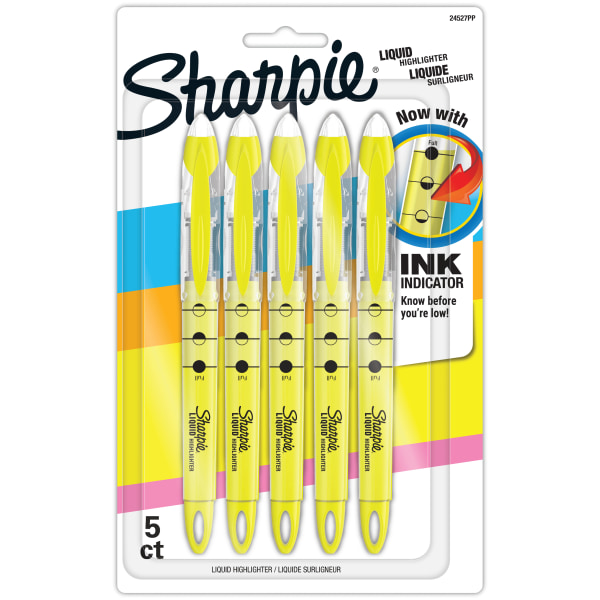 Sharpie Retractable Highlighters, Chisel Tip, Assorted, 8 Count