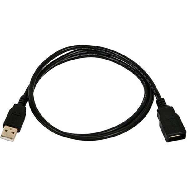 Monoprice 3ft USB 2.0 A Male to A Female Extension 28/24AWG Cable (Gold Plated) 451556