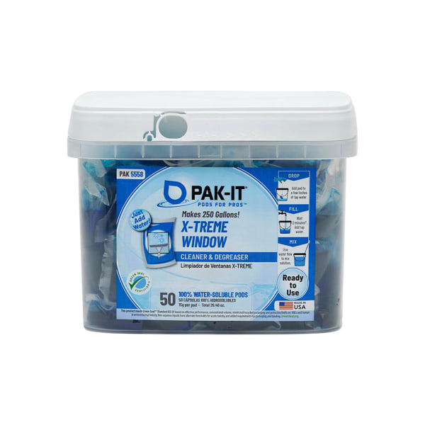 PAK-IT&reg; X-Treme Window Cleaner Packets 4526456