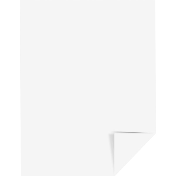 Astrobrights Cardstock, 8.5 x 11, 65 Lb., Stardust White, 250 Sheets