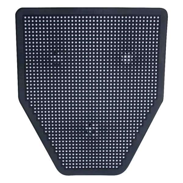 Rochester Midland Sanitary Urinal Floor Mats, Black, Pack Of 6 Zerbee