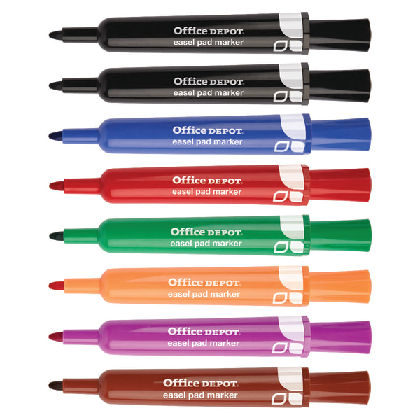 Sharpie Flip Chart Markers Bullet Point Assorted Colors Pack Of 4