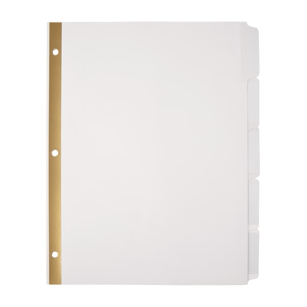 Office Depot® Brand Plain Dividers With Tabs And Labels - Zerbee