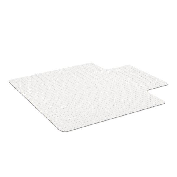 Realspace™ Economy Commercial Pile Chair Mat with Lip, 36" x 48", Clear