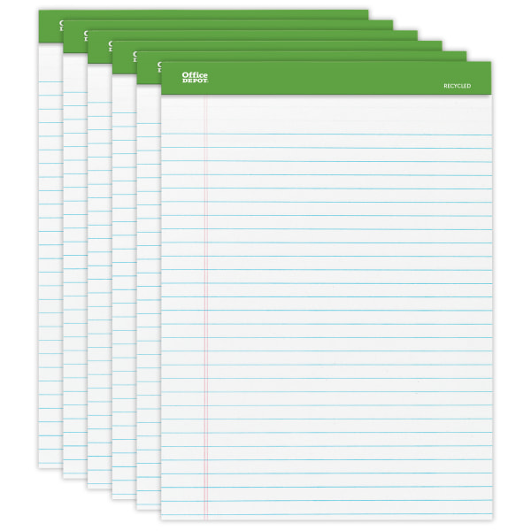 100% Recycled Perforated Legal Pads 480675