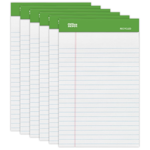 100% Recycled Perforated Legal Pads 480710