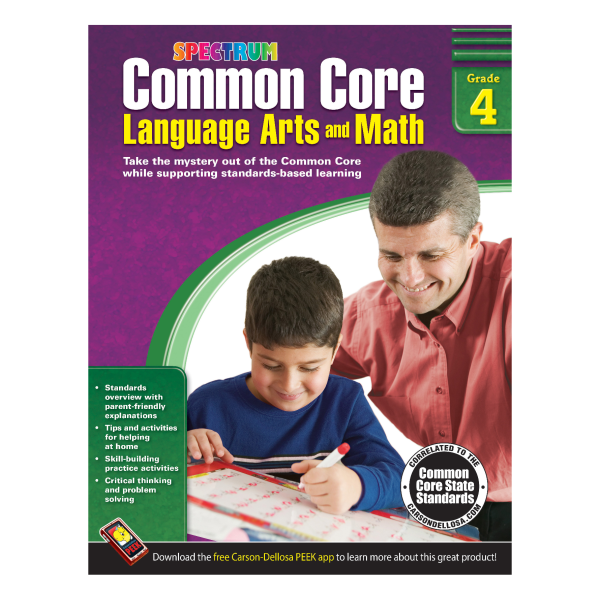 Spectrum Common Core Language Arts And Math 483597