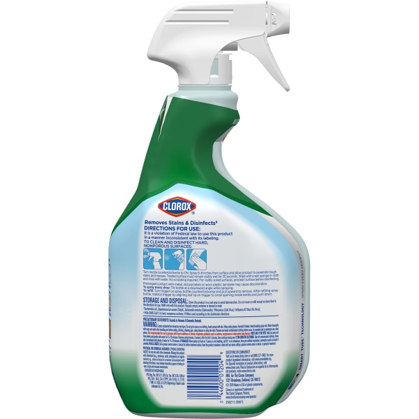 Clorox Clinical Germicidal Cleaner + Bleach 32-fl oz Unscented Disinfectant  Liquid All-Purpose Cleaner in the All-Purpose Cleaners department at