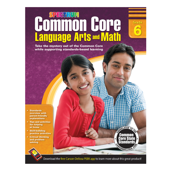 Spectrum Common Core Language Arts And Math 483714