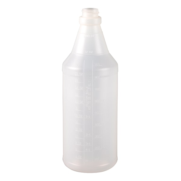 16 oz CLEAR glass bottle with 28-400 neck finish with Black Trigger Sprayer