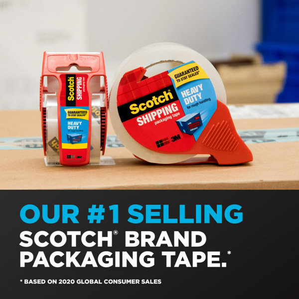 Scotch® Desk Tape Dispenser, 100% Recycled, Assorted Colors - Zerbee