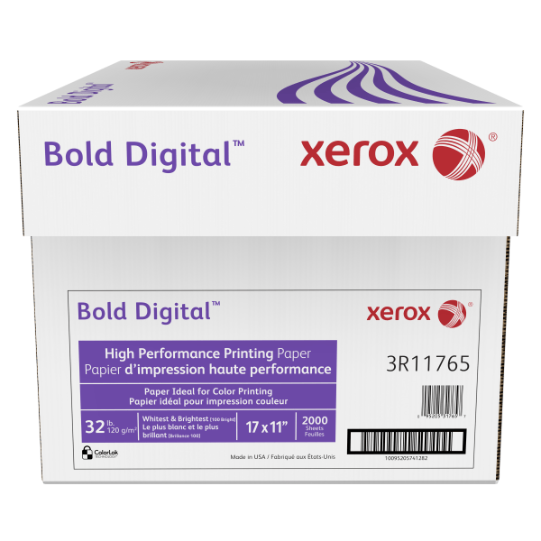 Xerox Bold Digital Printing Paper, Ledger Size (11 x 17), 100 (U.S