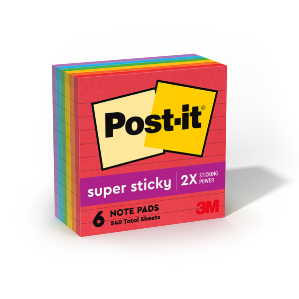 Post-it Recycled Super Sticky Bali Notes