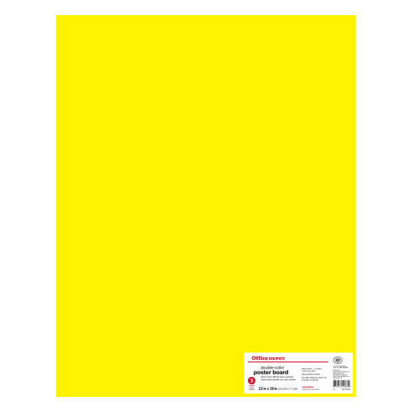 Office Depot&reg; Brand Dual Color Poster Board 515925