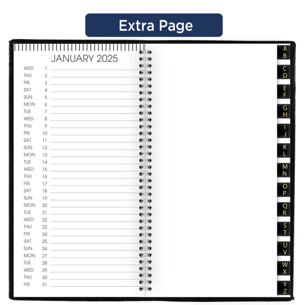 2023 At-a-glance 6.25 x 3.25 Weekly Appointment Book Refill Hourly Ruled White