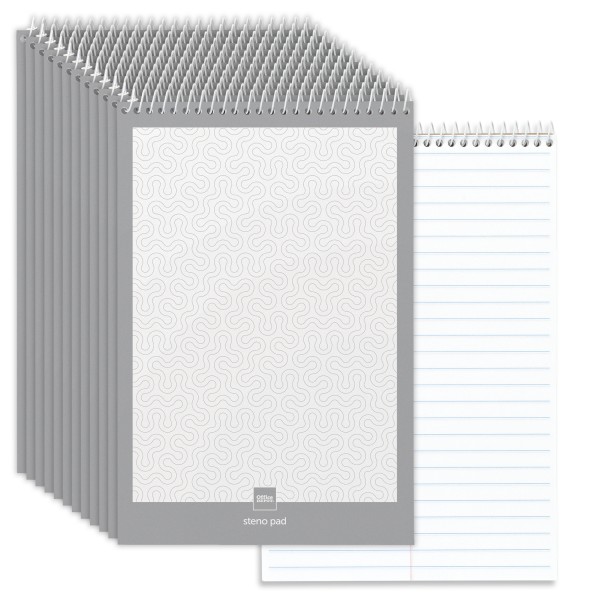 Office Depot® Brand Steno Books, 6 x 9, Gregg Ruled, 70 Sheets