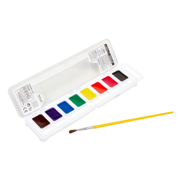 Prang Ready To Use Tempera Paint 16 Oz. Assorted Colors Pack Of 12