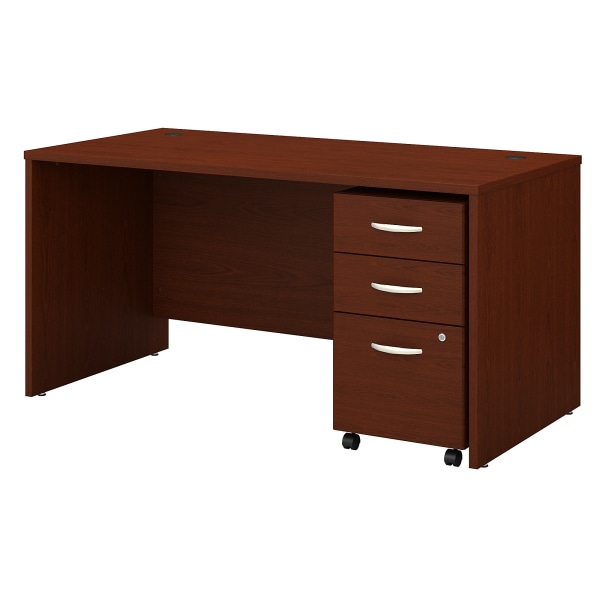Bush Business Furniture Components 60&quot;W Office Desk With 3-Drawer Mobile File Cabinet 5494374
