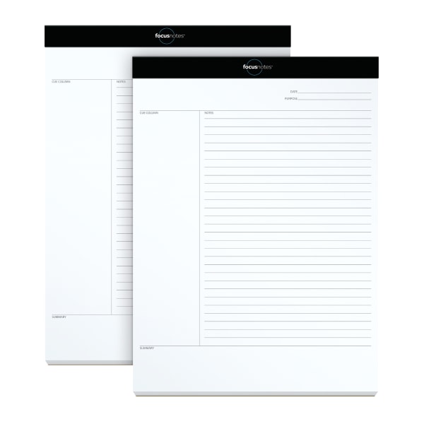 Office Depot Brand Writing Pads 8 12 x 11 34 LegalWide Ruled 50 Sheets  Canary Pack Of 12 Pads - Office Depot