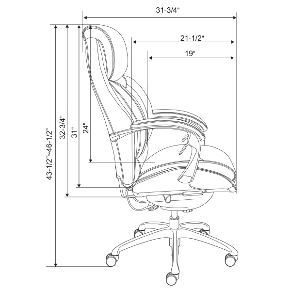 serta icomfort i5000 high back executive chair